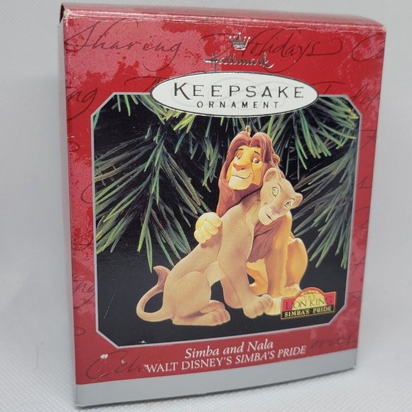 Hallmark 1998 Simba's Pride Disney Simba and Nala Lion King Keepsake - Picture 1 of 9